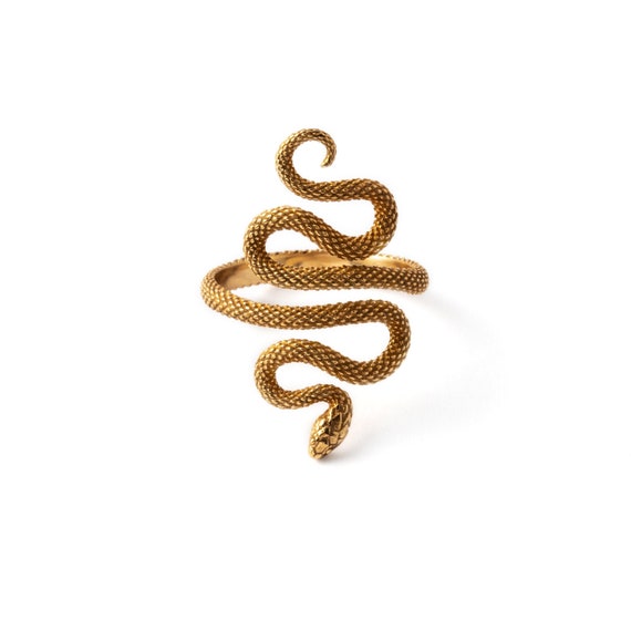 Bronze shop snake ring
