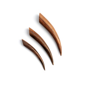 Teak Wood taper ear stretchers, gauge earrings for stretched ears, 3mm (8g) - 12mm (1/2”) tribal gauge jewelry, PRICE PER SINGLE