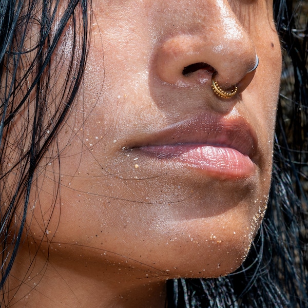 Didi septum klickring, kirurgiskt stålpiercingring med gångjärnssegment 1,2 mm/16 g, 6 mm, 8 mm, 10 mm, klickring för tragus, helix, daith