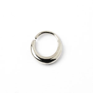 Sterling Silver Minimalist Septum, chunky tribal piercing ring 1mm/18g minimalist tragus, helix, cartilage, daith, nose ring, septum jewelry