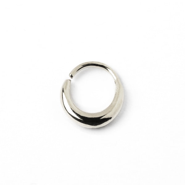 Rajasthan septum ring, dikke tribal piercing ring 1 mm/18 g minimalistische tragus, helix, kraakbeen, daith, neusring, septum sieraden