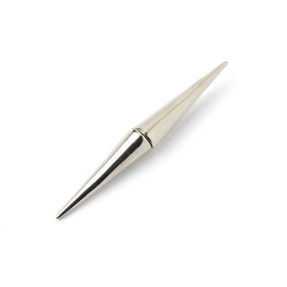 Fake gauge outlet spike earrings