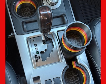 4Runner Heritage Edition Cup Holder Set for Toyota 5th Gen (2010–2024) | Custom CupRunner Center Console Upgrade | Read Description