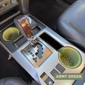 Front Cup Holder Insert Set For Toyota 4Runner (5th Gen 2010-2024)