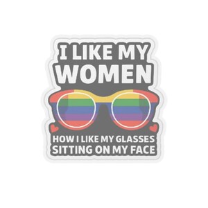 Pride-Inspired Kiss-Cut Stickers, LGBTQ+ Stickers, Funny Laptop Decal, Love and Humor Gifts, Celebratory Stickers for Pride