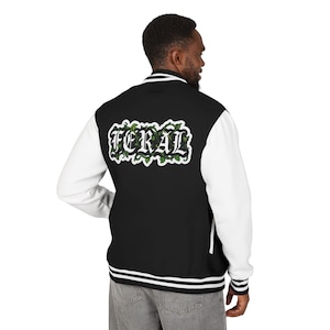 Feral Letterman Jacket for Trendsetters, Unisex Vintage Varsity Jacket, Retro Fashion Outerwear, Perfect Gift for Streetwear Lovers, [...]