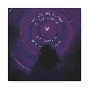 Inspirational Quote Canvas Print: Motivational Home Decor Art