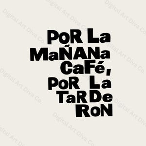 Descarga digital / Archivo SVG / Archivo PNG / Paquete SVG PNG / Dtmf / Bad Bunny / Café / Amante del café / Puerto Rico / Diseño de camiseta / Diseño de bolso