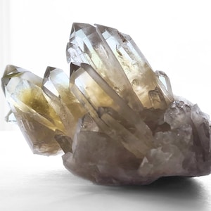 Raw Citrine Crystal | Madagascar Quartz Cluster | Smoky Citrine Specimen | Collector Crystal | High Quality Citrine | Yellow Quartz Cluster