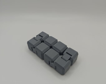 3D Printed Infinity Cube Fidget Toy: Stress Relief Focus Tool