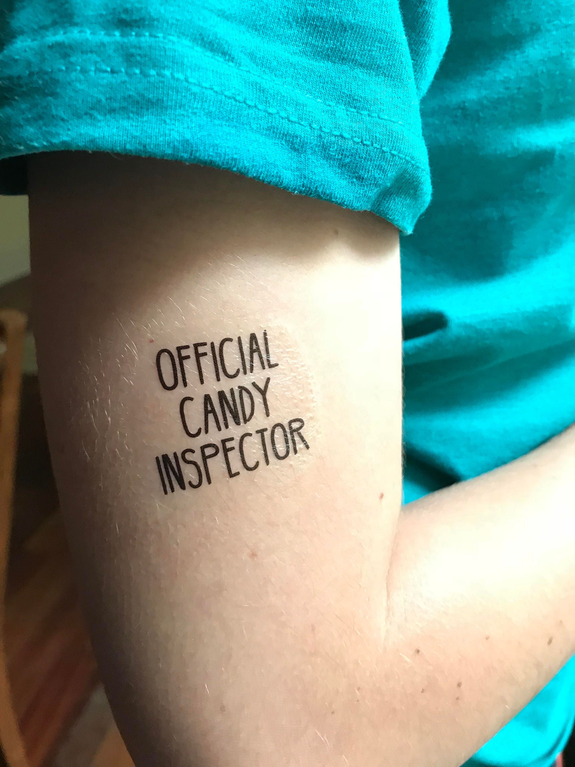 Halloween Candy Tattoo 2022 Halloween Temporary Tattoo Etsy India