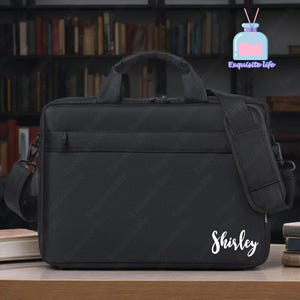 Personalized Name Laptop Bag,Computer Travel Bag,15.6&quot; Laptop Bag,Custom Monogrammed Laptop Sleeve,Laptop Sleeve,Best Father Mother Day Gift