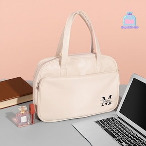 Customizable Crossbody Laptop Bag - Spacious 13-15.6 Inch Engravable Shoulder Bag For Women, Versatile Work And Travel Tote