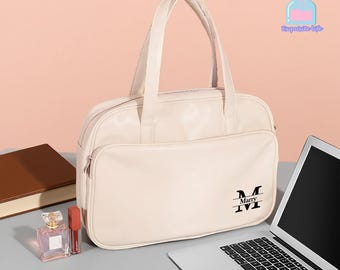 Customizable Crossbody Laptop Bag - Spacious 13-15.6 Inch Engravable Shoulder Bag For Women, Versatile Work And Travel Tote