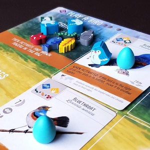 Wingspan Wood Bird Tokens
