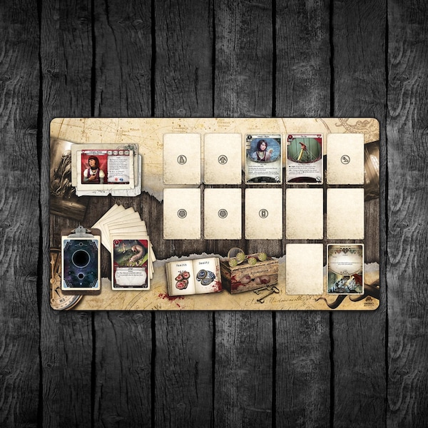 24x14 Arkham Investigator Horizontal Dashboard Playmat