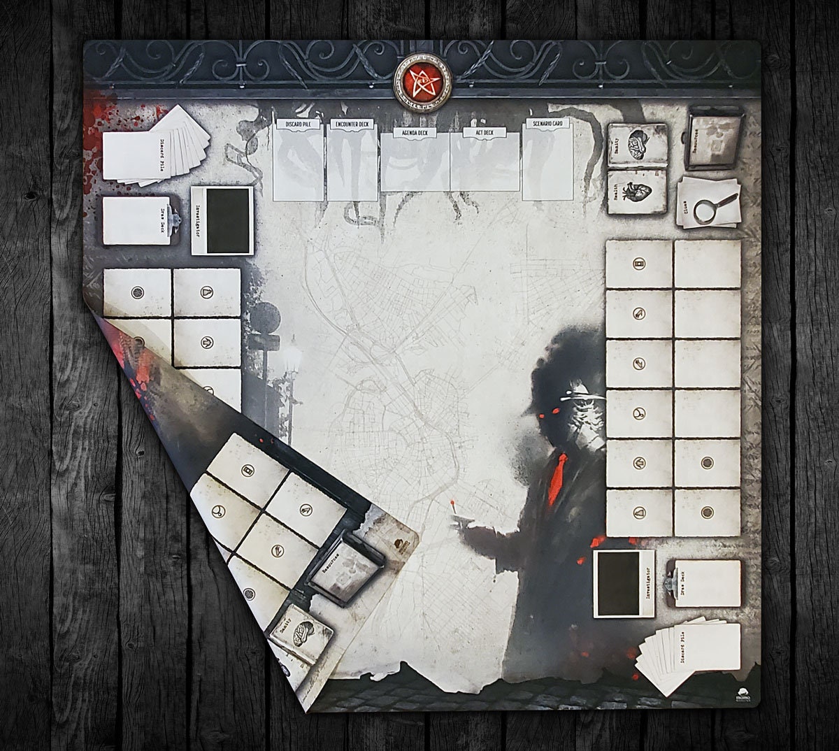 Playmat para Arkham Horror LCG Alfombrilla extra grande de Etsy