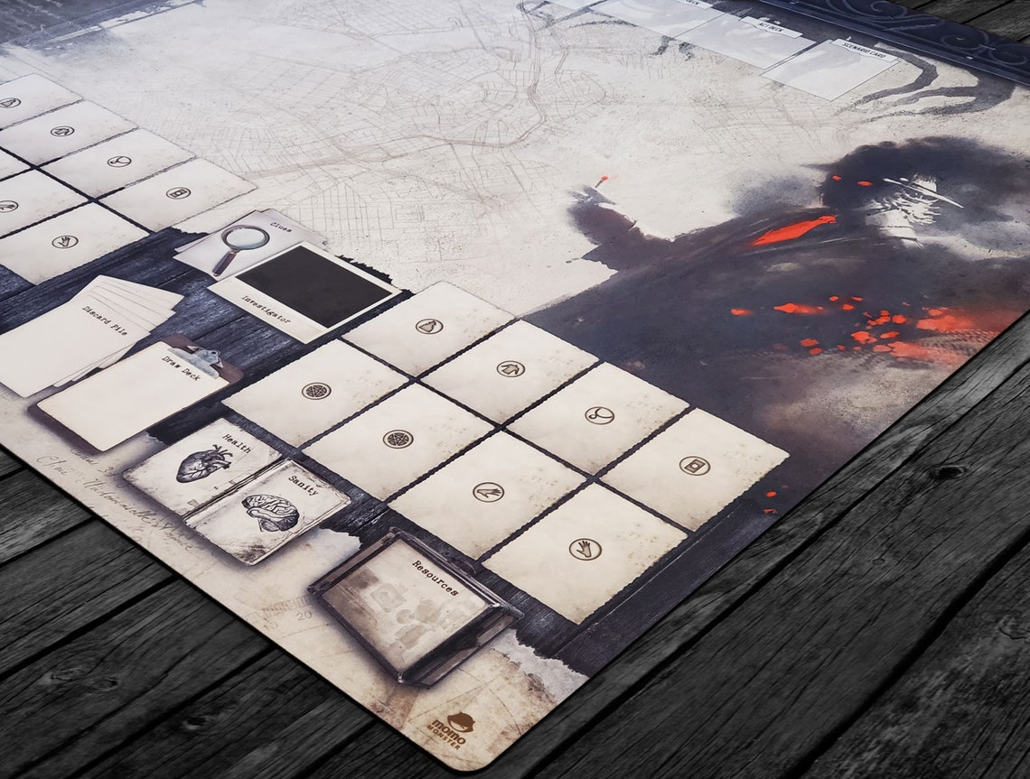 Playmat para Arkham Horror LCG Alfombrilla extra grande de Etsy