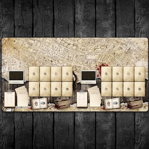 Arkham Horror LCG Duo Investigator Playmat With Story Frames Optional