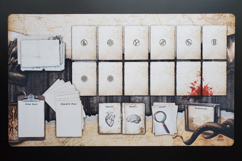 Arkham Horror LCG Investigator 24x14 Playmat Etsy