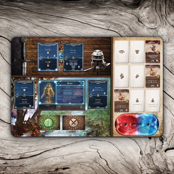 Gloomhaven Frosthaven Playmat, Gh Fh Player Mat Character Board