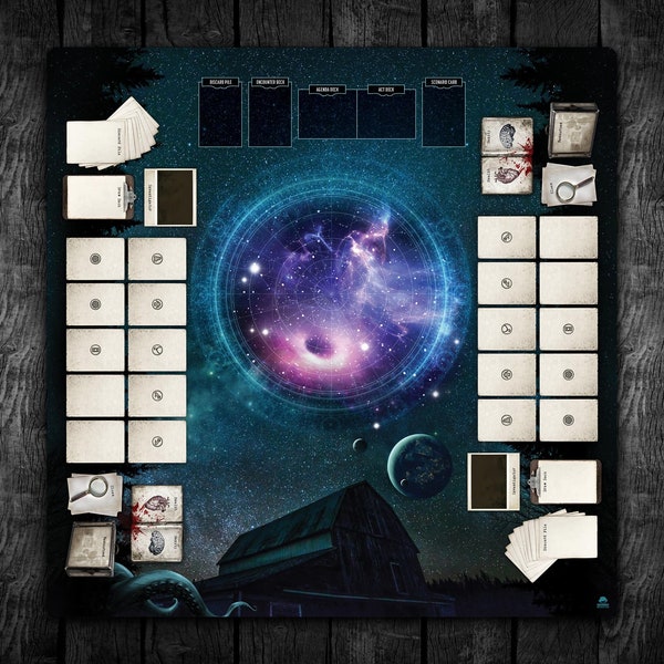 Arkham Horror Lcg Mat 4 Players Etsy