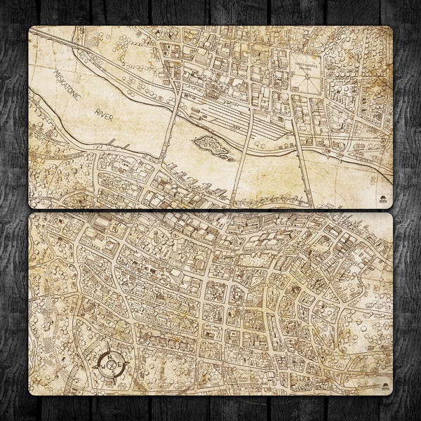 Arkham Horror Playmat For Locations With Optional Story Frames