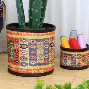 planter box, plant pot cozy, cotton plant basket, large storage, plant pot cover, flower pot gift, organizer basket, planter pocket,