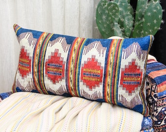 Almohada con estampado vintage, almohada de alfombra, almohada de interior, funda de sofá, cojín bohemio, almohada kilim, almohada turca, funda de almohada, almohada decorativa para el hogar