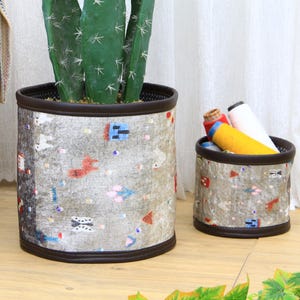 plant holder basket, basket for plant pots, planter cover, plant holder, yarn basket, bathroom basket, storage organizer, flower pot,