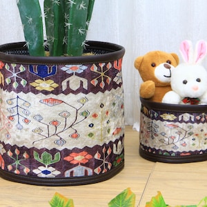 hanging planter, big planter, basket planter, flower pot holder, planter bag, plant pot holder, basket for plants, tool basket,