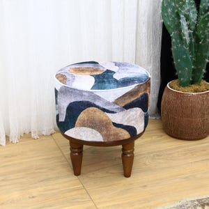 Vanity Chair, Dorm Chair, Handmade Furniture, Ottoman Pouf, Footstool, Upholstered Bench, Low Chair, Coffee Stool, Piano Bench Piona Bench