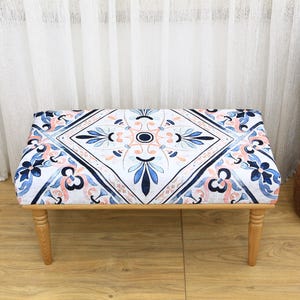 Storage Bench, Ottoman Bench, Turkish Rug Bench, Hallway Organizer, Entryway Organizer, Bedroom Storage, Sitting Bench, Boho Bench