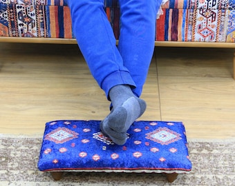 Step stool for bed, Bathroom stool, Foot rest stool, Low stool, Short stool, Durable furniture, Ottoman stool, Boho bench, Cozy stool,