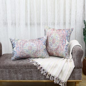 turkish rug pillow, decorative pillow, euro sham, sofa pillow, kilim pillow cover, lumbar pillow, 12x24 pillow, couch pillow,