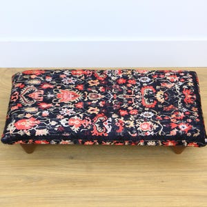Ottoman Coffee Table , Aztec Patterned Furniture, Handmade Bohemian Bench, Vintage Stool, Ethnic Pouf, Living Room Furniture