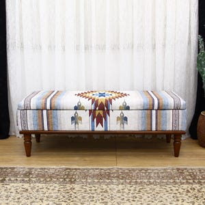 Ottoman storage Bench, upholstered Storage bench, Hallway organizer, Chest bench, Bed end bench, Mudroom bench, Footstool bench, Home Decor