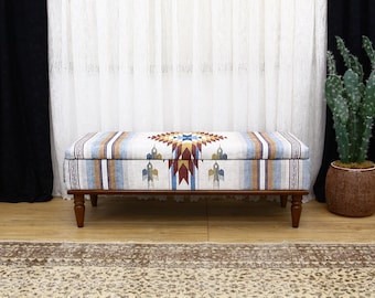 Ottoman storage Bench, upholstered Storage bench, Hallway organizer, Chest bench, Bed end bench, Mudroom bench, Footstool bench, Home Decor