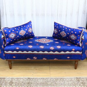 Kilim Storage Bench, Bohemian Style Seat with Hidden Storage, Rug Bench, Entryway Furniture, Home Decor, Ottoman Bench Sofa, Armchair Bench