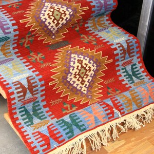 Colorful small kilim rug , Vintage small rug , Handmade small rug , Small kilim rug , Striped small rug , Colorful small rug , 2x3 rug 562