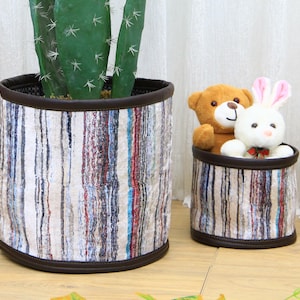 planter tote, vintage vibes, flower pot holder, plant vase, basket for decor, storage bin, plant container, trunk basket, plant pot,