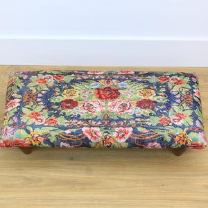 Ottoman Coffee Table , Aztec Patterned Furniture, Handmade Bohemian Bench, Vintage Stool, Ethnic Pouf, Living Room Furniture