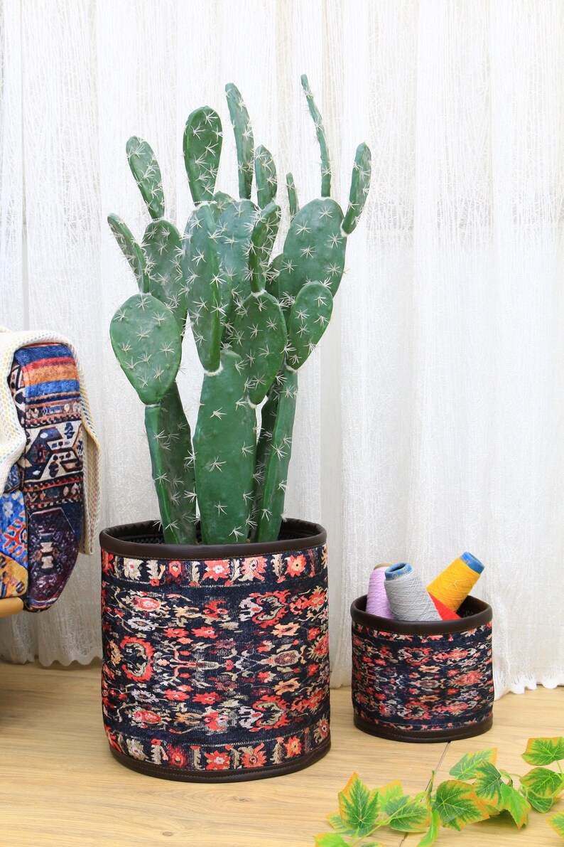 Flower Pot Boho, Fall Plant Pot, Hanging Planter, Fruit Bag, Nursery ...