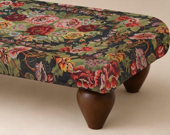 Upholstered Bench, Turkish Rug Bench, Storage End Table, Bedroom Storage, Storage Chest, Storage Coffee Table, Storage Footstool,