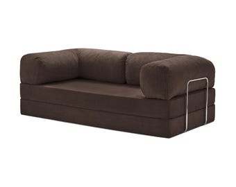 Soft Corduroy Floor Sofa, Custom Modular Living Room Couch, Modular Corduroy Lounge Couch, Washable Cover Floor Sofa, Cozy Corduroy Couch