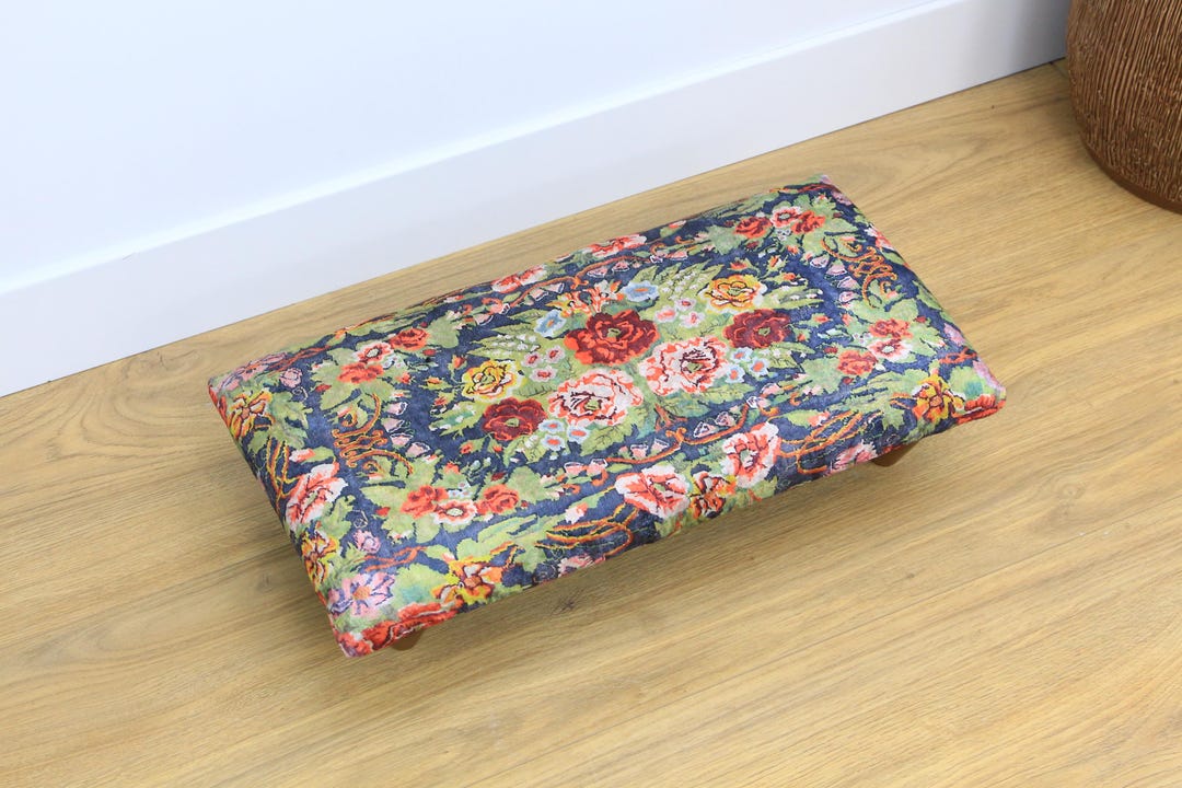 Ottoman Coffee Table , Aztec Patterned Furniture, Handmade Bohemian ...