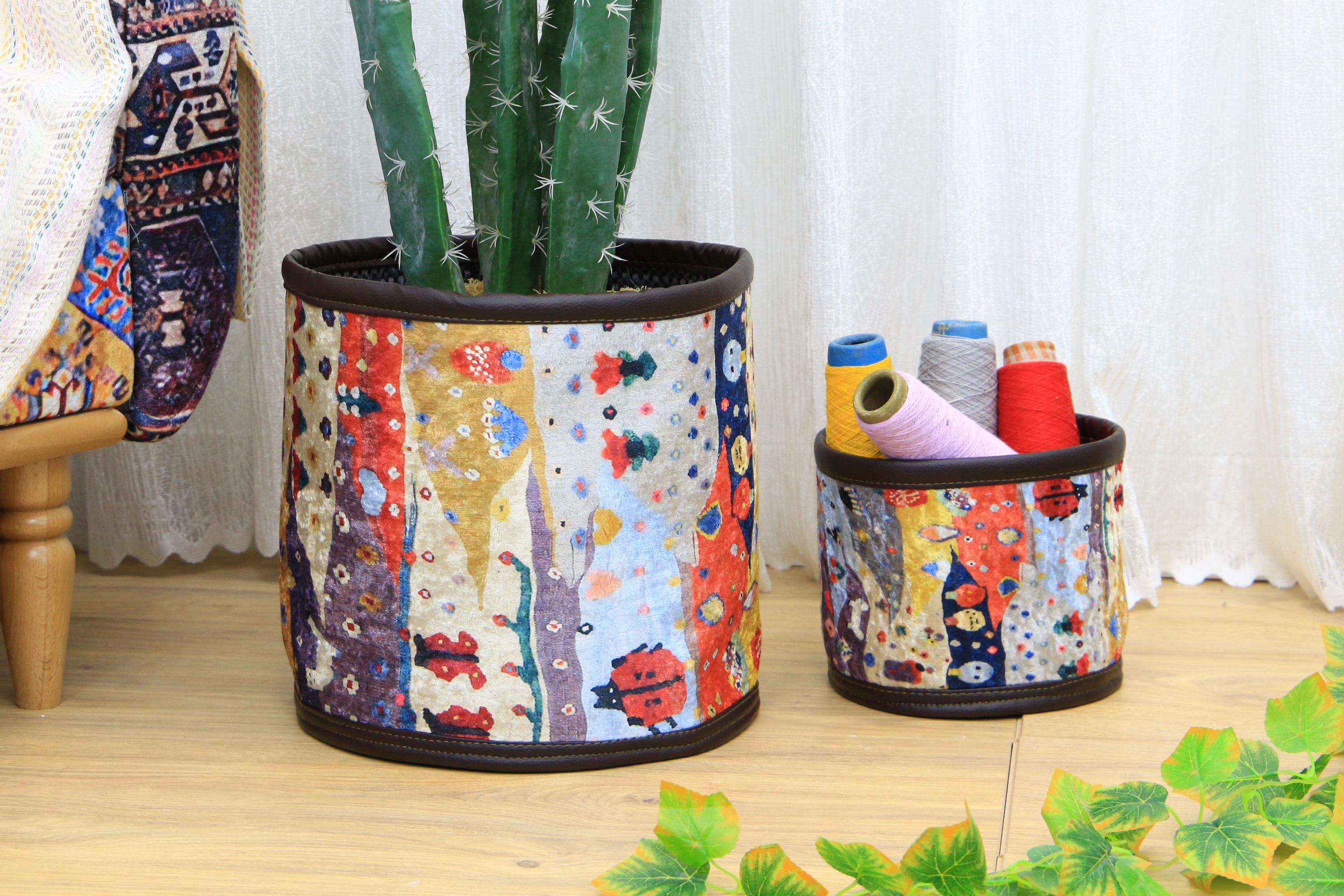 Pantry compartment, Vegetable basket, Basket organizer, Pink box, Hanging basket, Wine basket, Cozy planter, Decorative storage, Flower pot