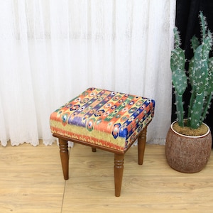 Pouf Chair, Footstool Bench, Shoe Ottoman, Bed Step Stool, Floor Chair, Bohemian Stool, Lobby Chair, Dressing Table Bench, Retro Chair