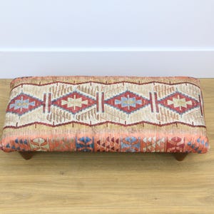 Ottoman for rocking chairs, Retro bed step, Footstool, Foot bench, Resting stool, Nesting table, Couch table, Bed caddy, Sofa bench,