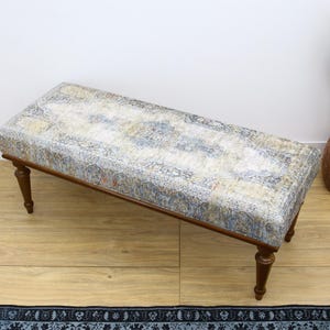 Bench For Bedroom, Dressing Table Bench, Bench For Entry, Cushioned Bench, Shoe Bench, Hallway Bench, Coffee Table, Kilim Rug Bench